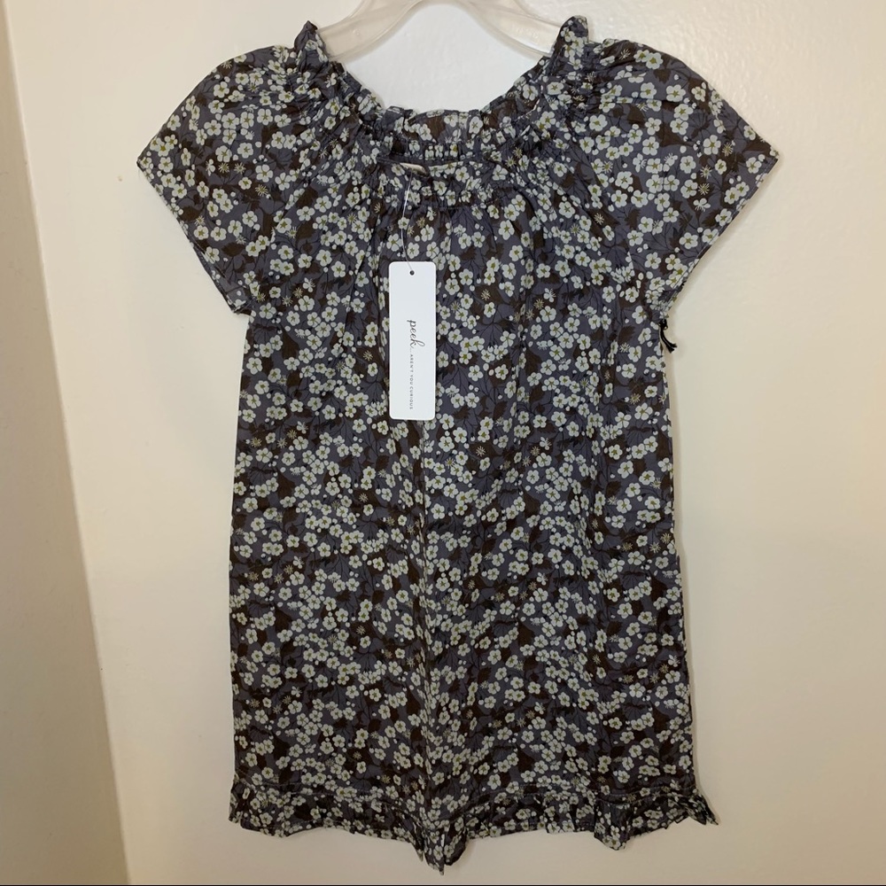 Grey Peek Margaret dress